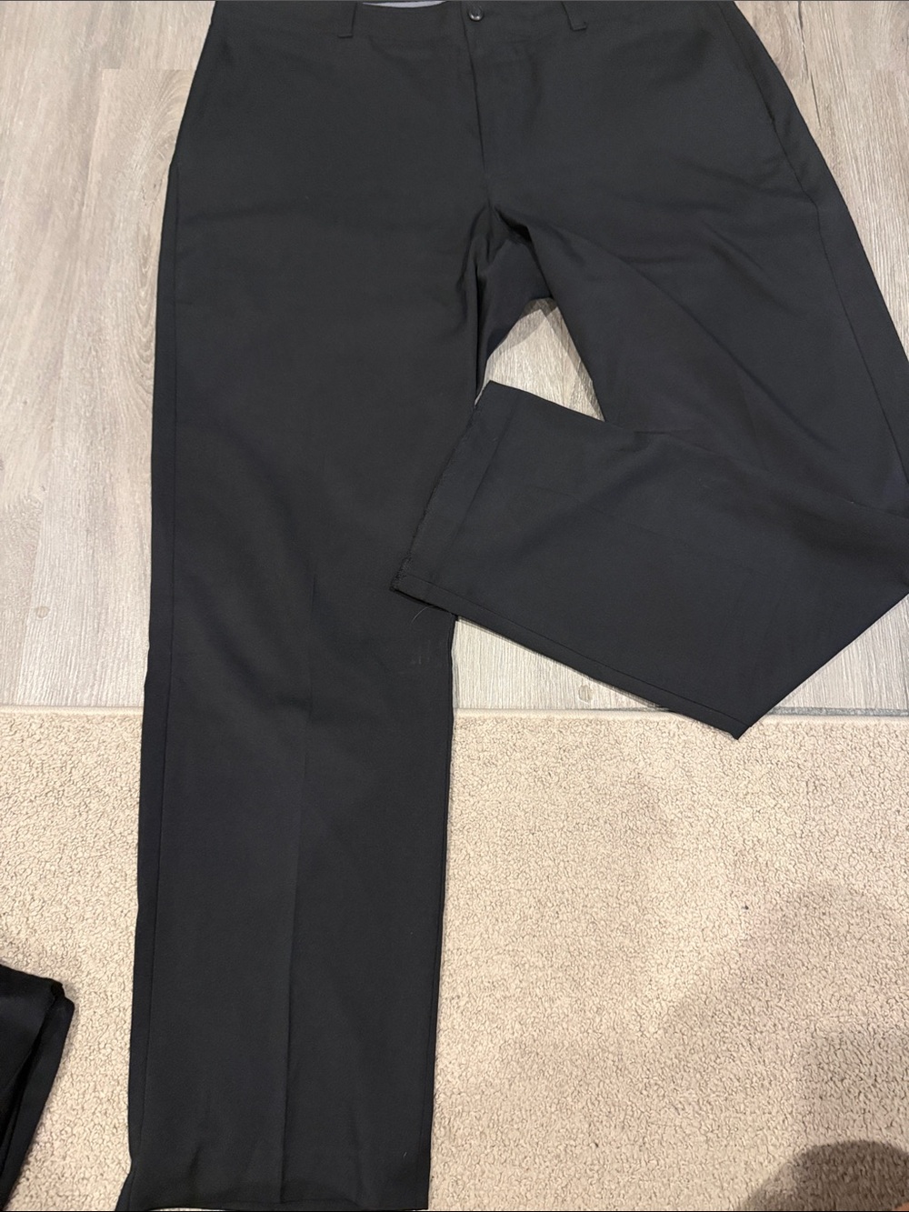 PGA Tour Men's Black Dress Pants
